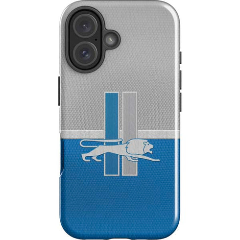 NFL Detroit Lions Vintage iPhone 16 Plus Impact Case