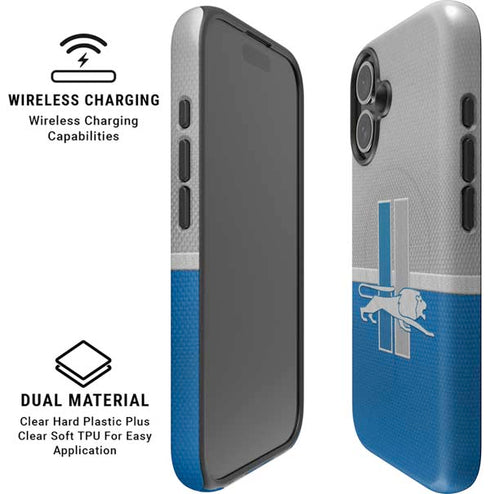 NFL Detroit Lions Vintage iPhone 16 Plus Magsafe Impact Case