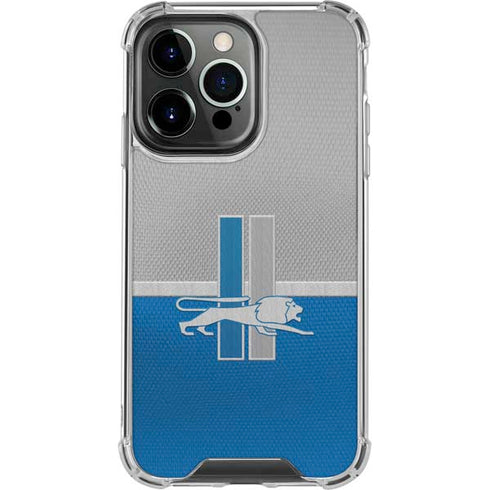 NFL Detroit Lions Vintage iPhone 16 Pro Clear Case