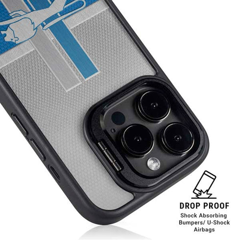 NFL Detroit Lions Vintage iPhone 16 Pro Kickstand Case