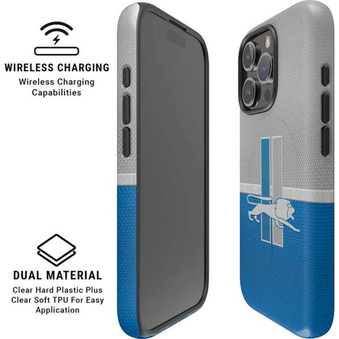 NFL Detroit Lions Vintage iPhone 16 Pro Magsafe Impact Case