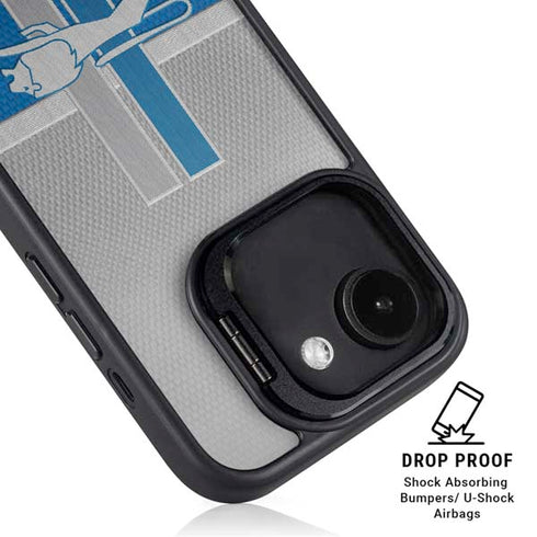 NFL Detroit Lions Vintage iPhone 16e Kickstand Case