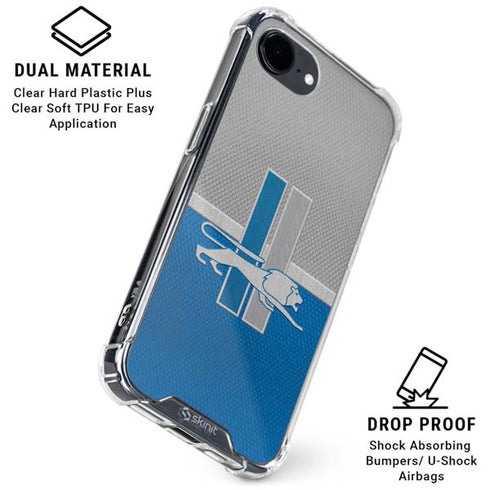 NFL Detroit Lions Vintage iPhone 16e Clear Case