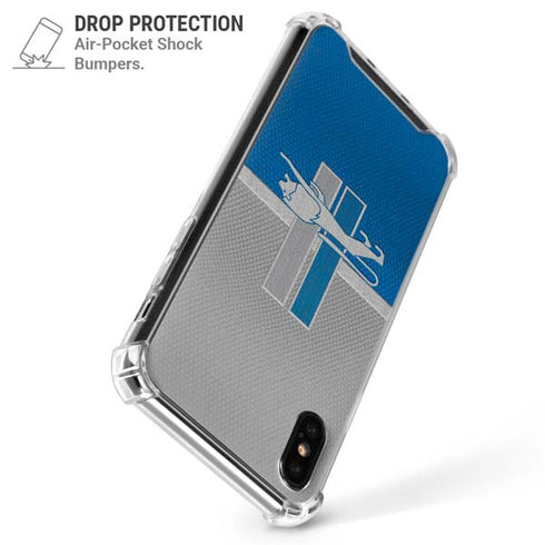 NFL Detroit Lions Vintage iPhone X/XS Clear Case