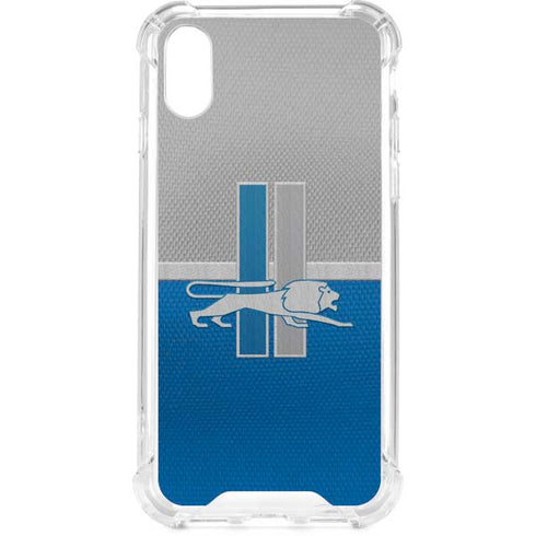 NFL Detroit Lions Vintage iPhone XS Clear Case