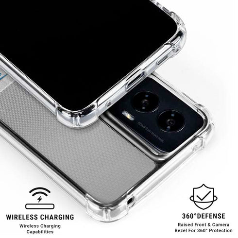 NFL Detroit Lions Vintage Moto G Power 5G (2024) Clear Case