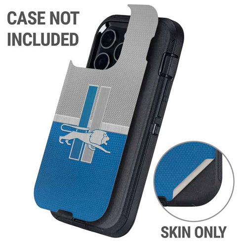 NFL Detroit Lions Vintage Otterbox Defender iPhone Skin
