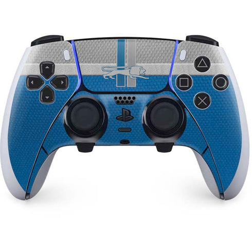 NFL Detroit Lions Vintage PS5 DualSense Edge Pro Controller Skin
