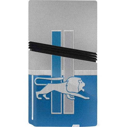 NFL Detroit Lions Vintage PS5 Pro Disk Console Skin
