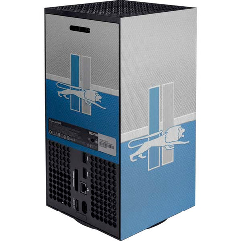 NFL Detroit Lions Vintage XBox Series X Digital Edition Console Skin