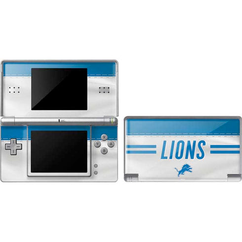 NFL Detroit Lions White Striped Nintendo Skins