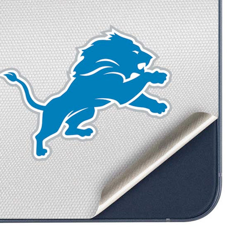 NFL Detroit Lions White Striped Galaxy A35 5G Skin