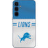 NFL Detroit Lions White Striped Galaxy A55 5G Skin