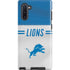 NFL Detroit Lions White Striped Galaxy Cases