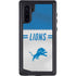 NFL Detroit Lions White Striped Galaxy Cases