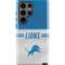 NFL Detroit Lions White Striped Galaxy S23 Ultra Pro Case