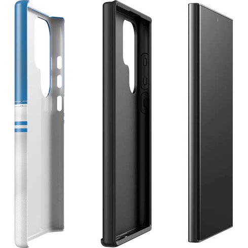 NFL Detroit Lions White Striped Galaxy S23 Ultra Pro Case