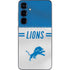 NFL Detroit Lions White Striped Galaxy S24 Skin