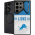 NFL Detroit Lions White Striped Galaxy Cases