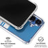 NFL Detroit Lions White Striped Galaxy S25 Plus Clear Case