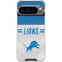NFL Detroit Lions White Striped Google Pixel 10 Pro XL Clear Case