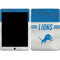 NFL Detroit Lions White Striped iPad Skins