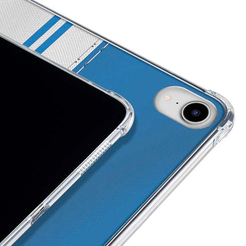 NFL Detroit Lions White Striped iPad 11th Gen (2025) Clear Case