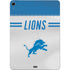 NFL Detroit Lions White Striped Apple iPad Air Skin