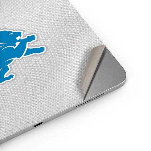 NFL Detroit Lions White Striped Apple iPad Air Skin