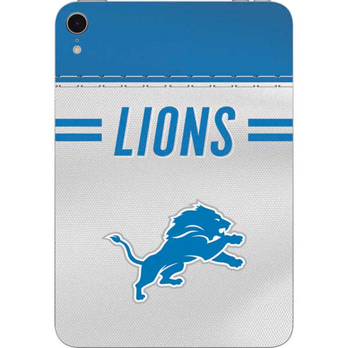 NFL Detroit Lions White Striped Apple iPad Mini Skin