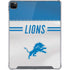 NFL Detroit Lions White Striped iPad Cases