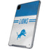 NFL Detroit Lions White Striped iPad Cases