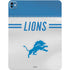 NFL Detroit Lions White Striped iPad Pro 13in M4 (2024) Skin
