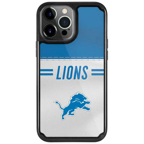 NFL Detroit Lions White Striped iPhone Cases