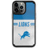NFL Detroit Lions White Striped iPhone Cases