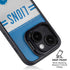 NFL Detroit Lions White Striped iPhone 15 Plus Kickstand Case