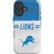 NFL Detroit Lions White Striped iPhone 16 Magsafe Impact Case