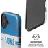 NFL Detroit Lions White Striped iPhone 16 Magsafe Impact Case