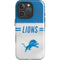NFL Detroit Lions White Striped iPhone 16 Pro Magsafe Impact Case