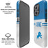 NFL Detroit Lions White Striped iPhone 16 Pro Magsafe Impact Case