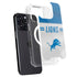 NFL Detroit Lions White Striped iPhone 16 Pro Max MagSafe Case