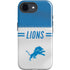 NFL Detroit Lions White Striped iPhone 16e Impact Case