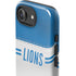 NFL Detroit Lions White Striped iPhone 16e Impact Case