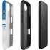 NFL Detroit Lions White Striped iPhone 16e Impact Case