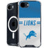 NFL Detroit Lions White Striped iPhone 16e MagSafe Case