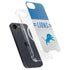 NFL Detroit Lions White Striped iPhone 16e MagSafe Case