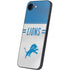 NFL Detroit Lions White Striped iPhone 16e Skin