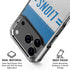 NFL Detroit Lions White Striped iPhone 18 Pro Clear Case