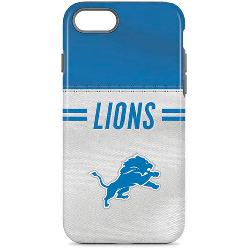 NFL Detroit Lions White Striped iPhone Cases