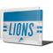 NFL Detroit Lions White Striped MacBook Cases